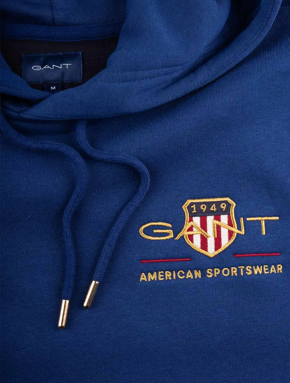 Medium Archive Shield Hoodie Deep Blue