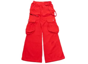 Members Of The Rage Corduroy Cargo Pants in Red