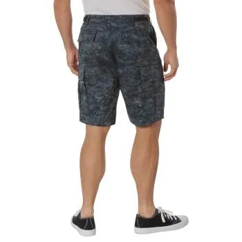 Midnight Blue Digital Camouflage BDU Shorts