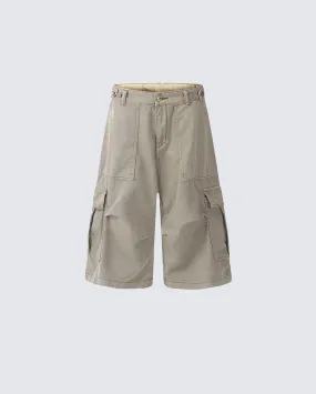 Multi-Pocket Cargo Mid-Length Pants