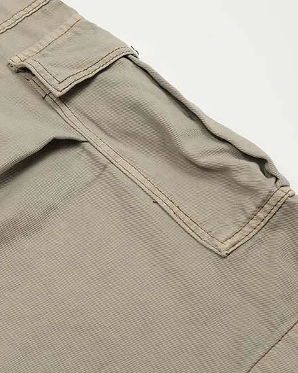 Multi-Pocket Cargo Mid-Length Pants