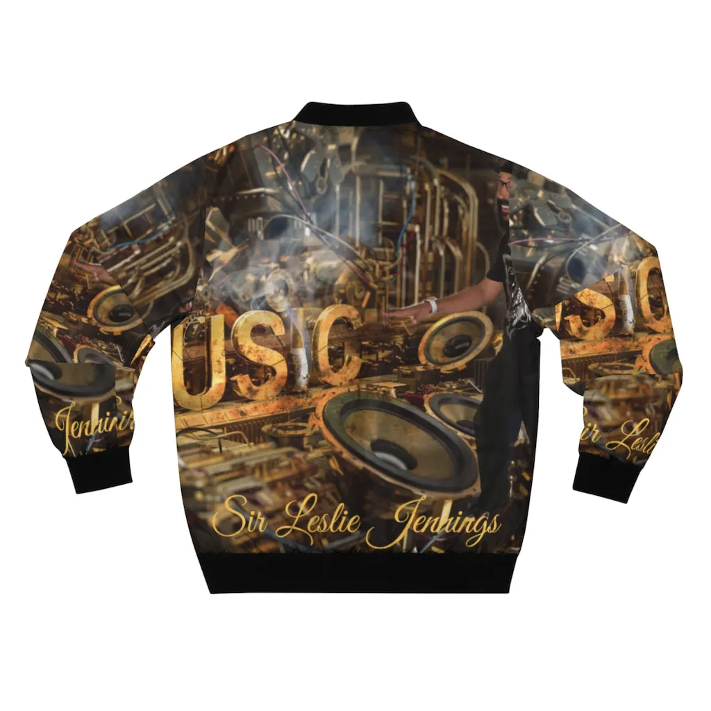 M.U.S.I.C. World HQ  Album Cover Series Men's AOP Bomber Jacket