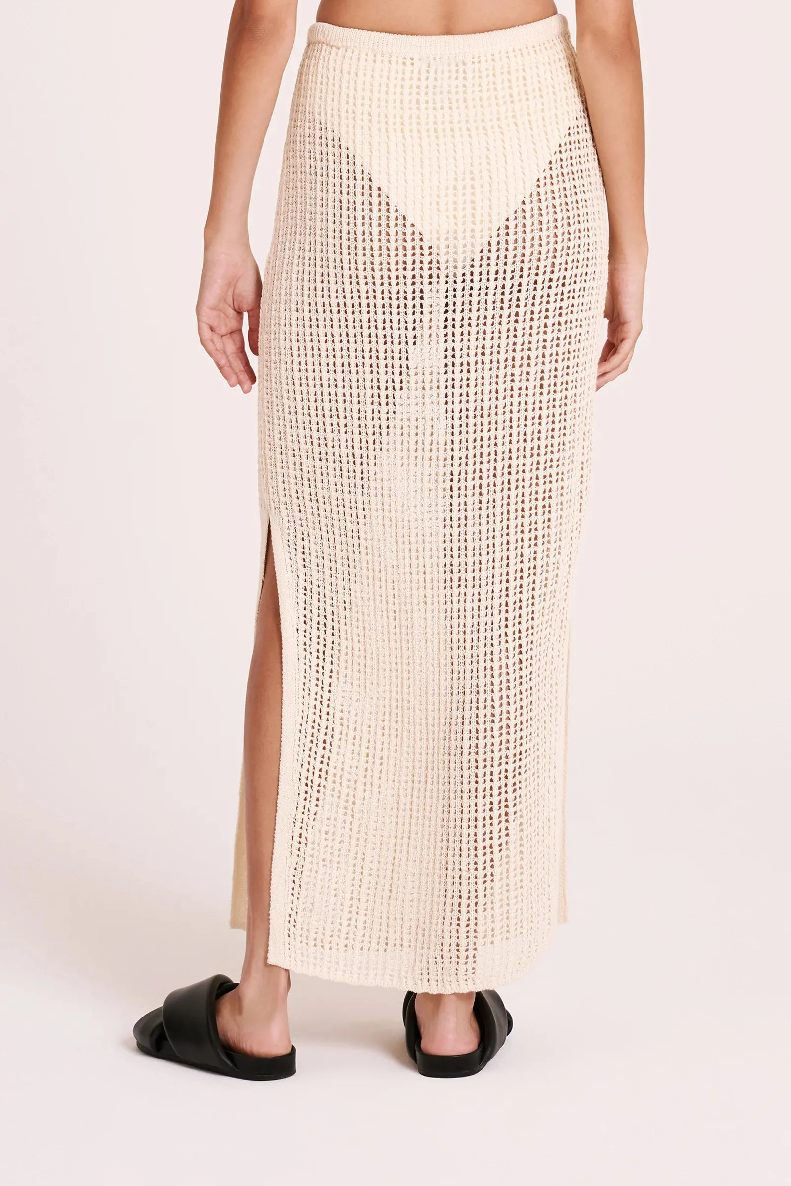 Nude Lucy | Tesni Crochet Skirt - Natural