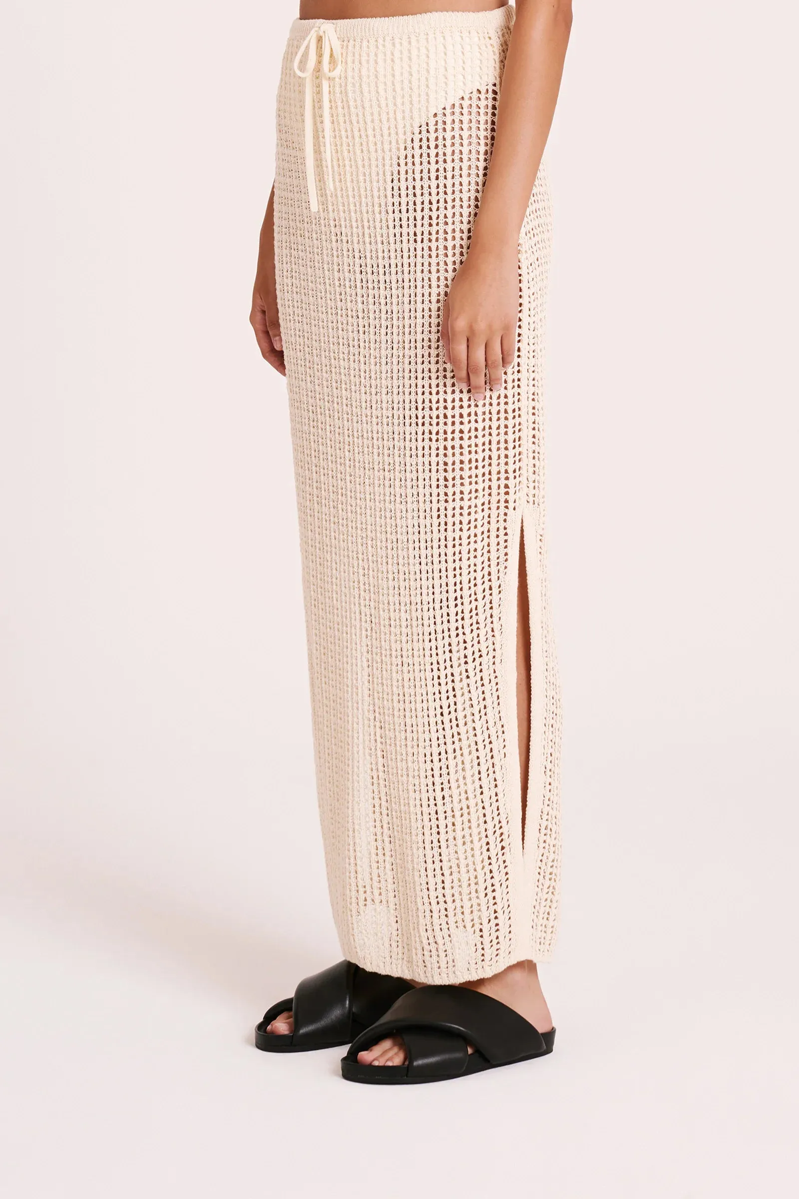 Nude Lucy | Tesni Crochet Skirt - Natural