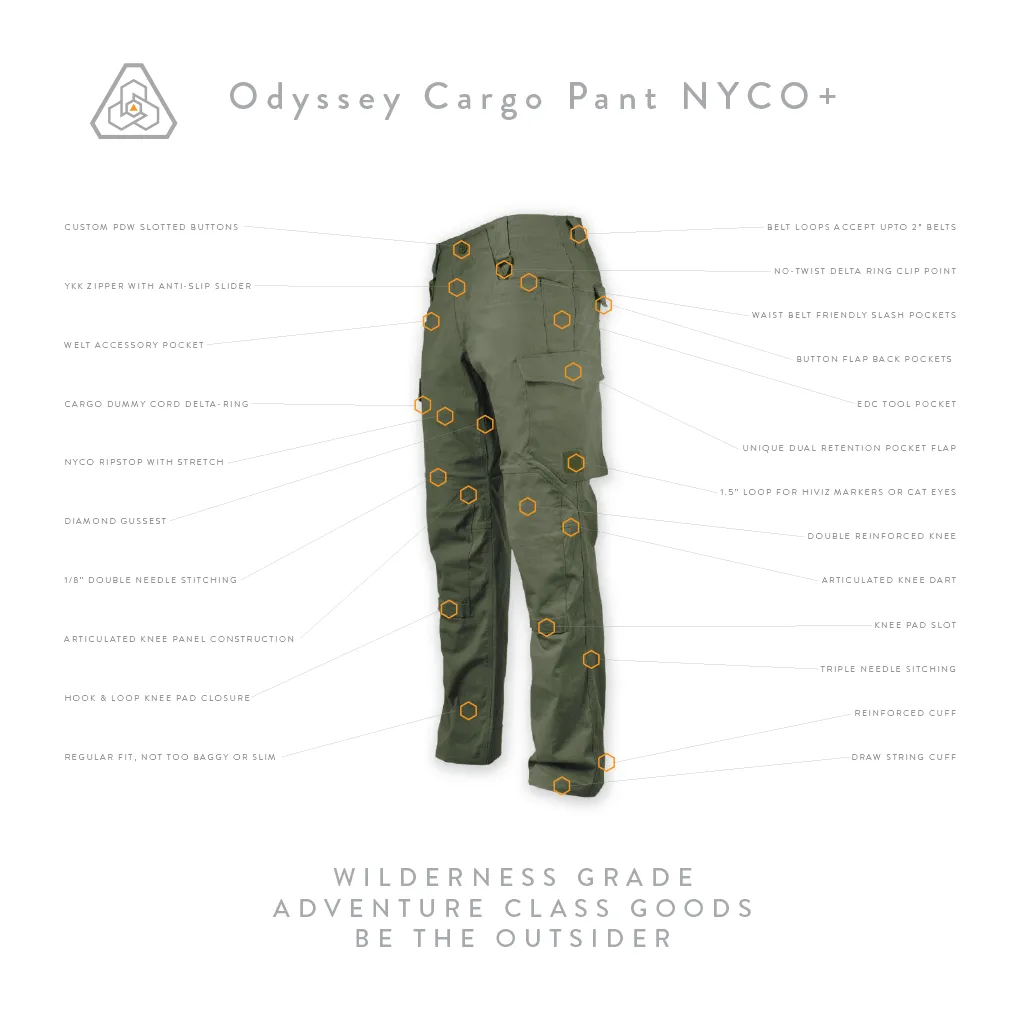 Odyssey Cargo Pant NYCO  - Transitional Field Green