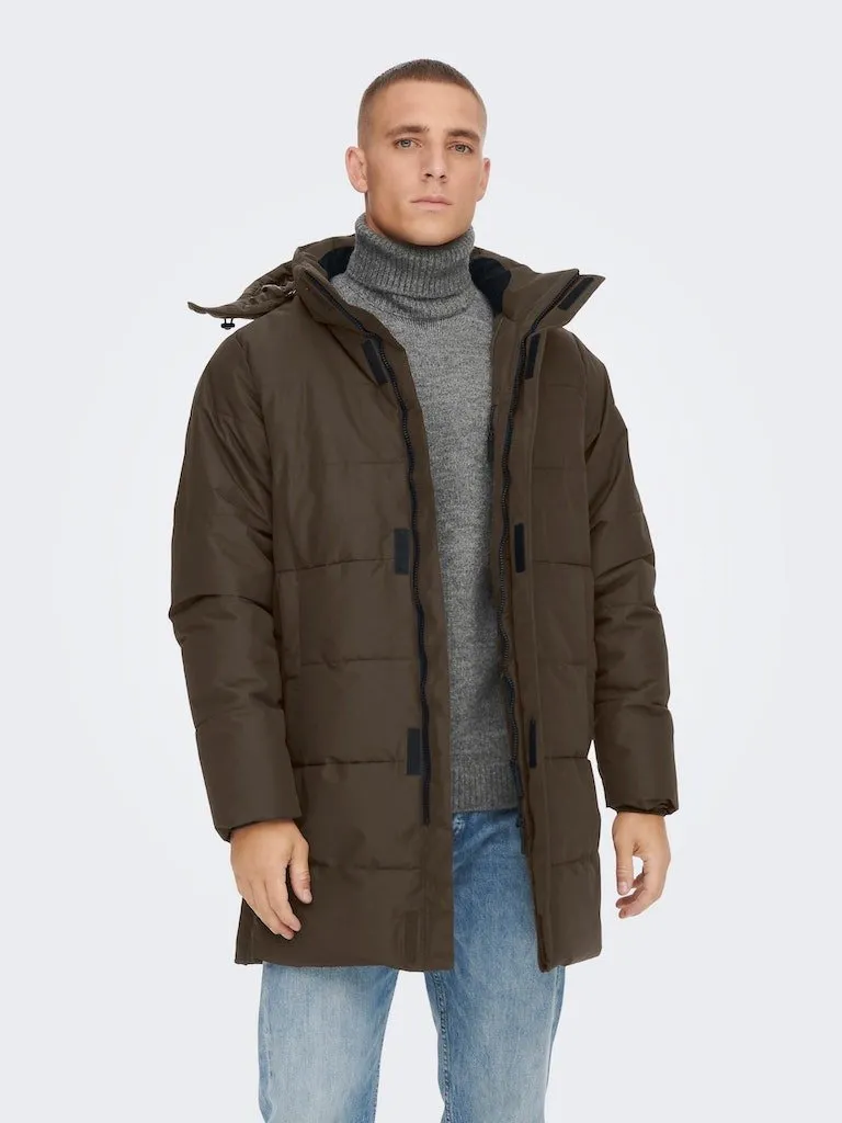 Only & Sons Carl - Lang puffer jakke