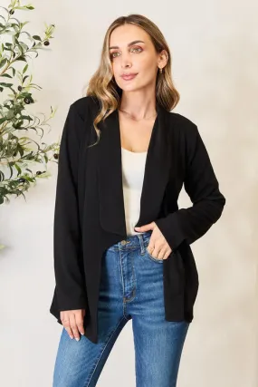 Open Front Long Sleeve Blazer