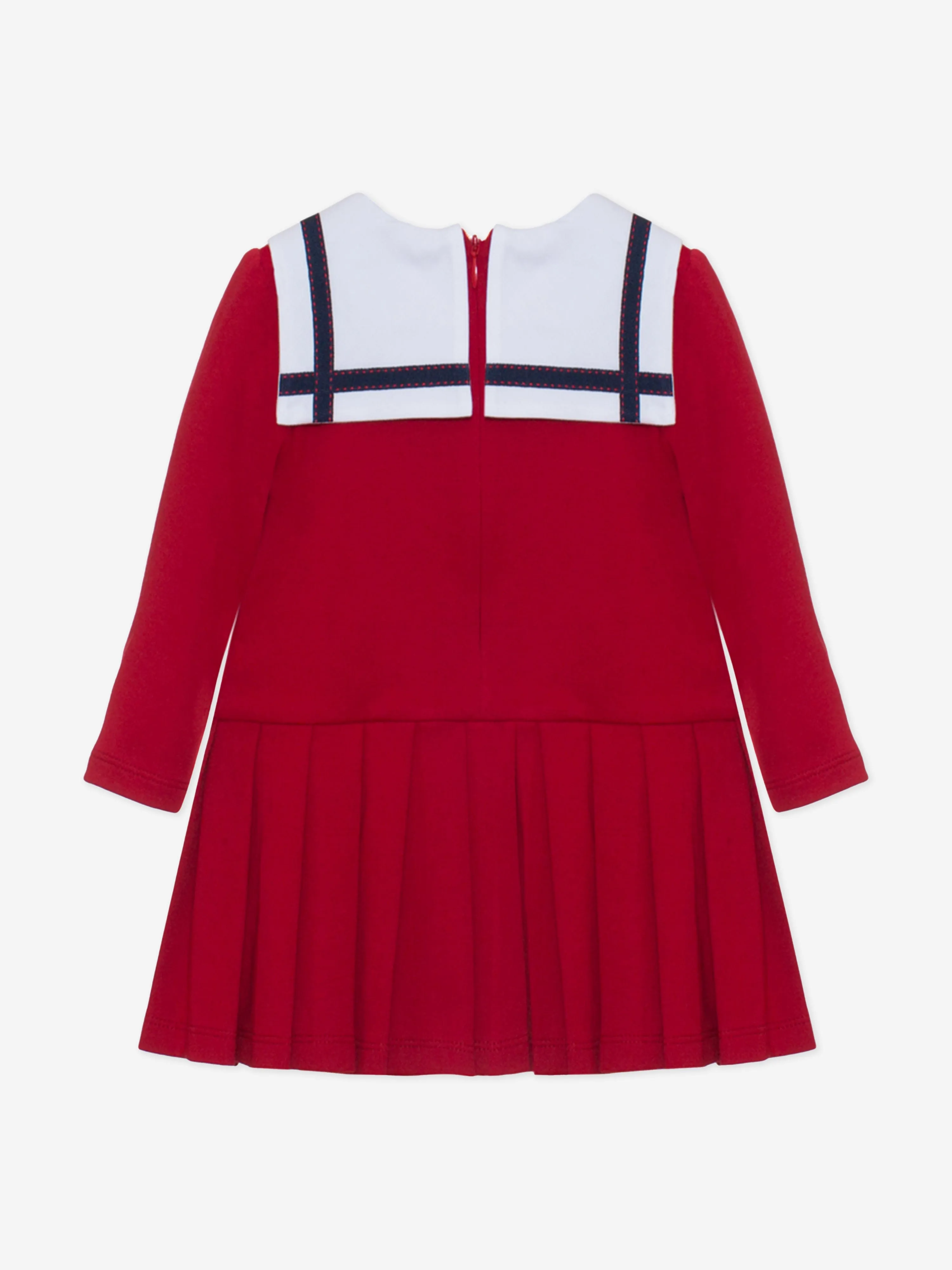 Patachou Baby Girls Sailor Dress in Red