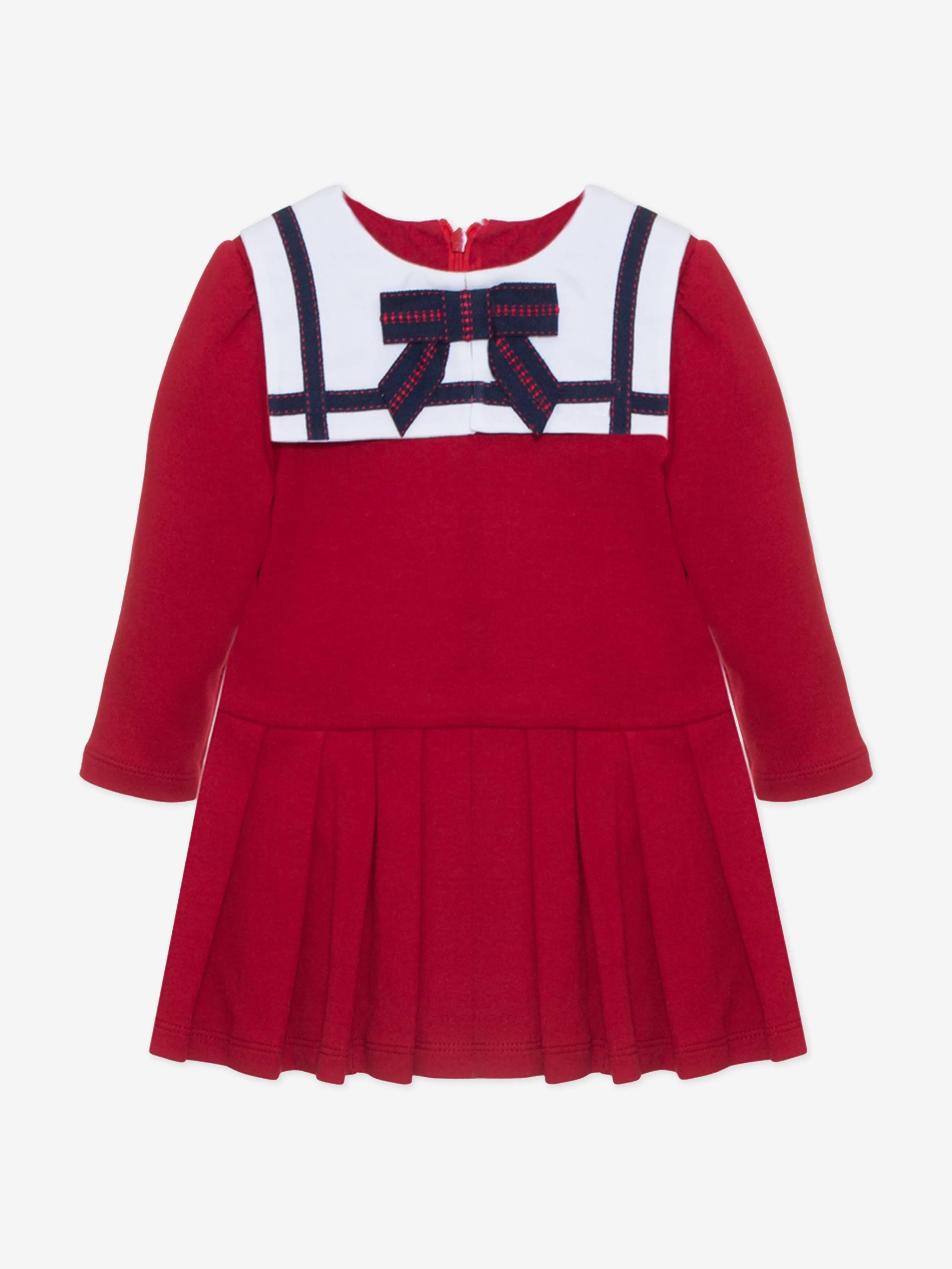 Patachou Baby Girls Sailor Dress in Red