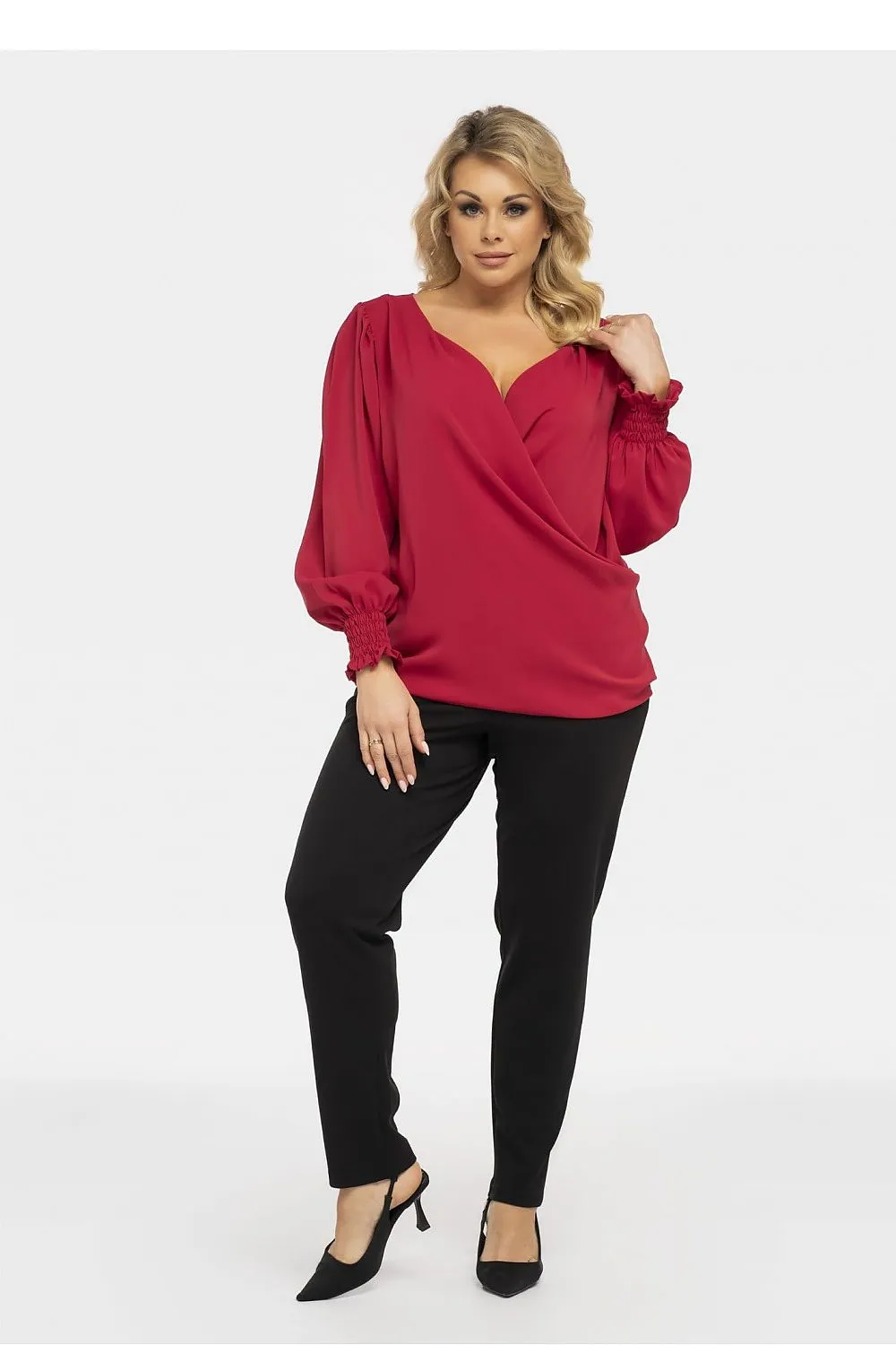 Plus size blouse model 190971 Karko