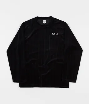 Polar Velour Pullover Sweatshirt - Black