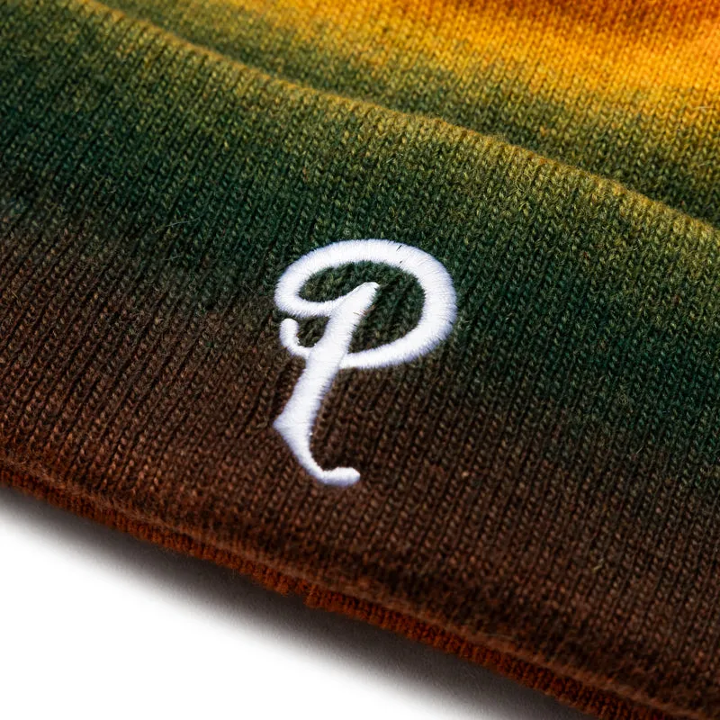 Politics x New Era Sub Knit Beanie - Dark Green/Orange