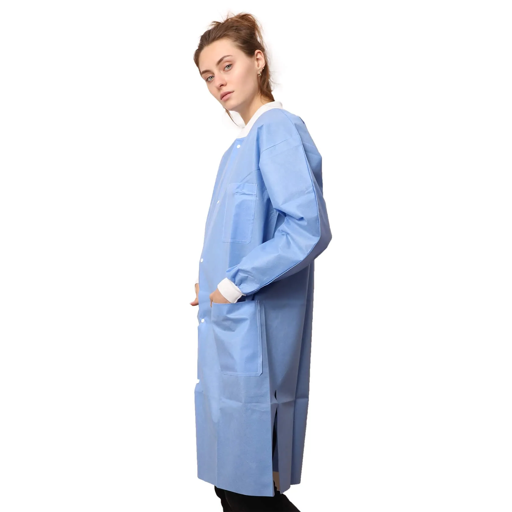 Premium SMS Lab Coat with Anti-Static Coating