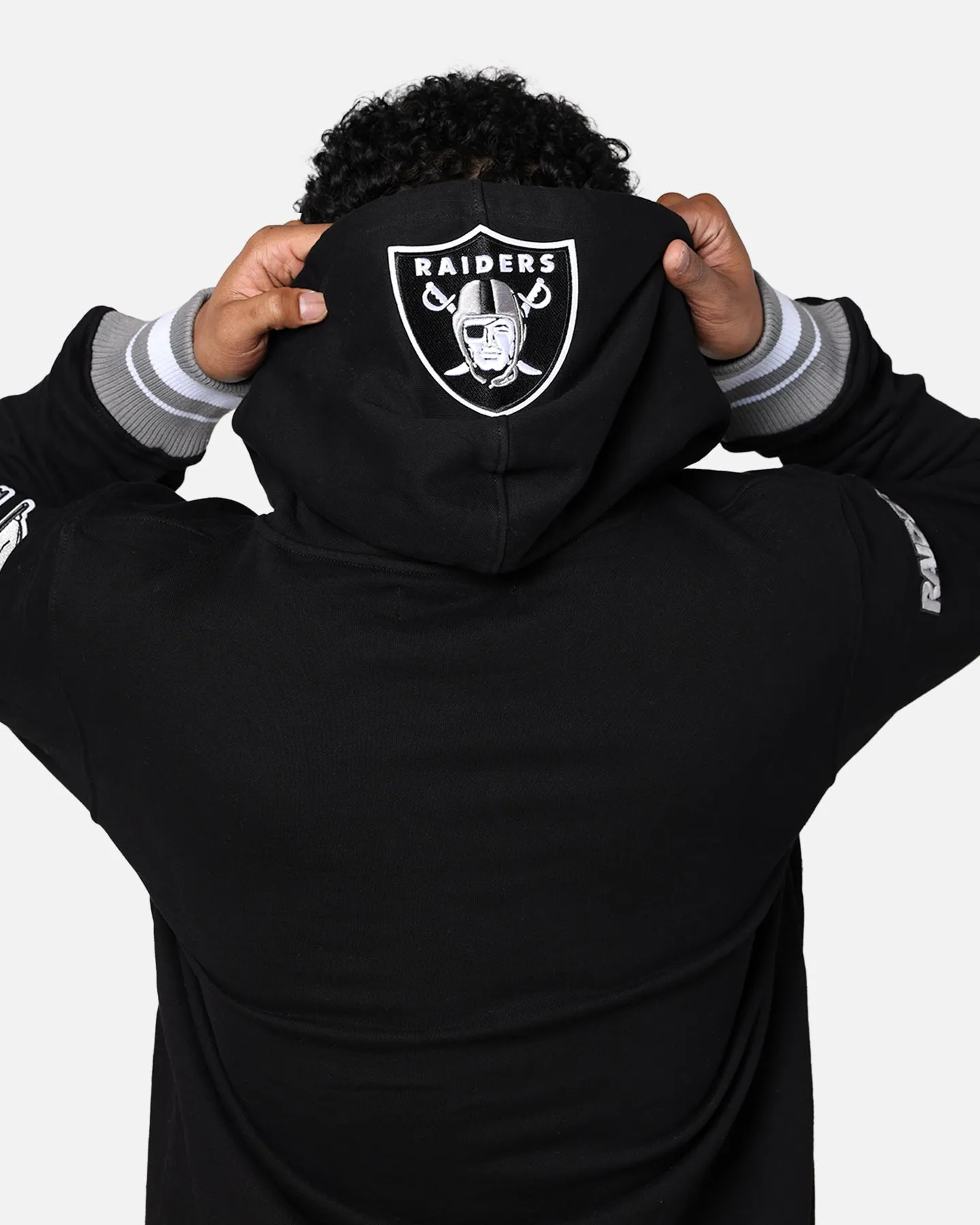 Pro Standard Las Vegas Raiders Fleece Pullover Hoodie Black/Grey