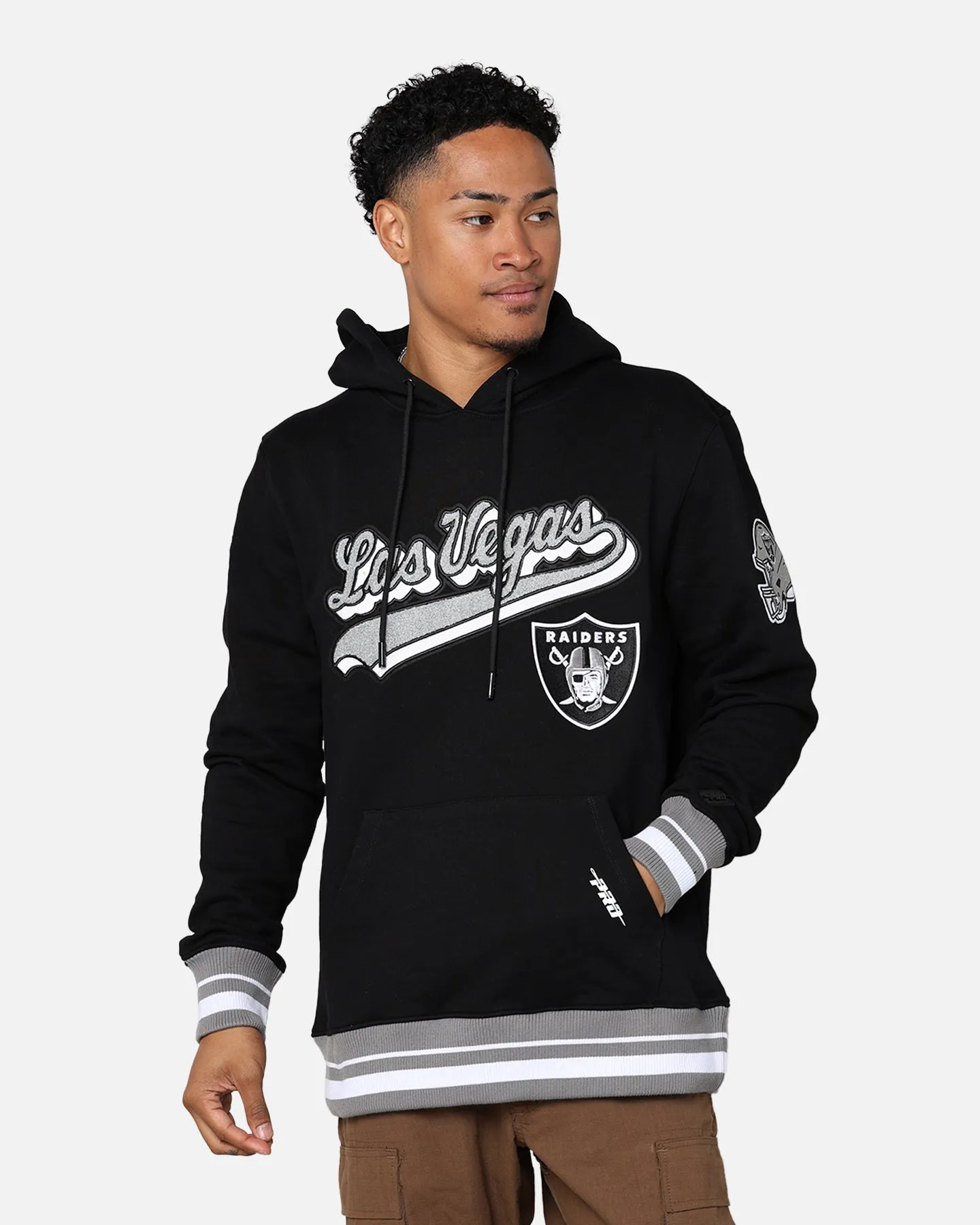 Pro Standard Las Vegas Raiders Fleece Pullover Hoodie Black/Grey