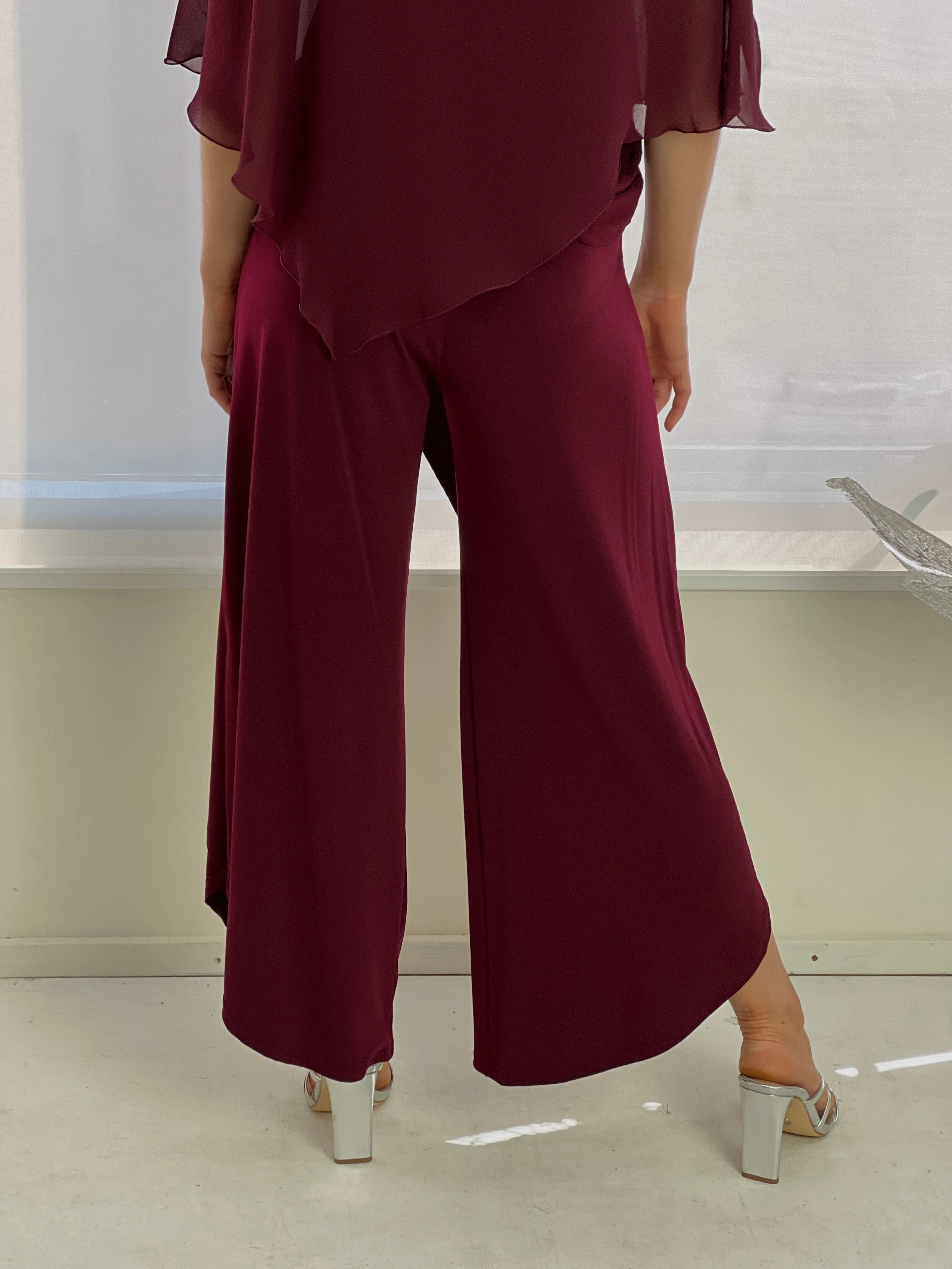 Pyrmont Burgundy Layered Pants