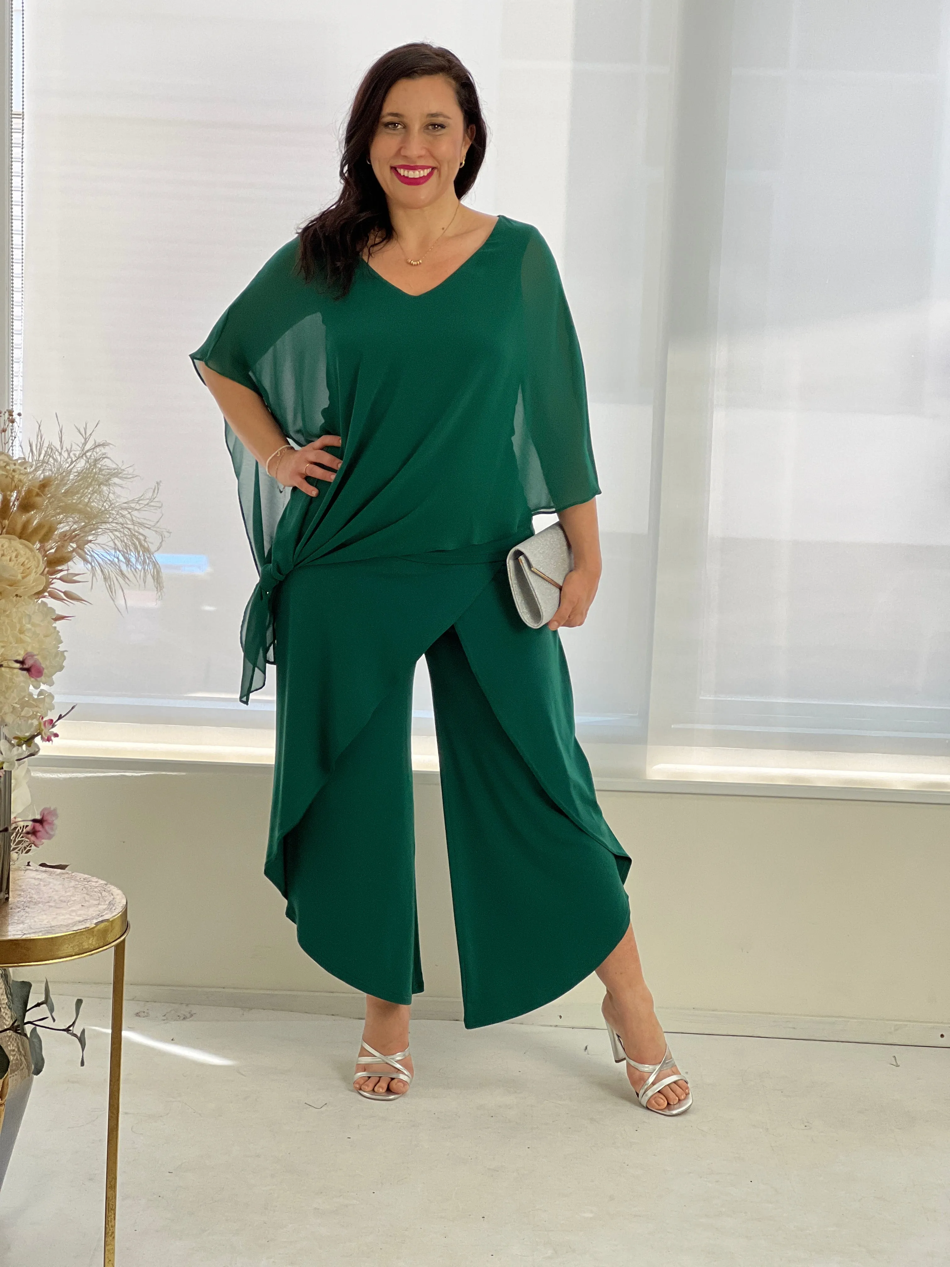 Pyrmont Emerald Layered Pants