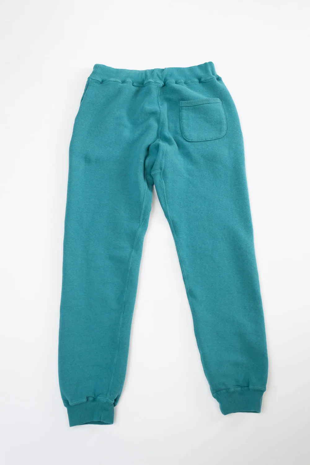 "Tsuriami" Loop Wheel Sweatpants - Turquoise