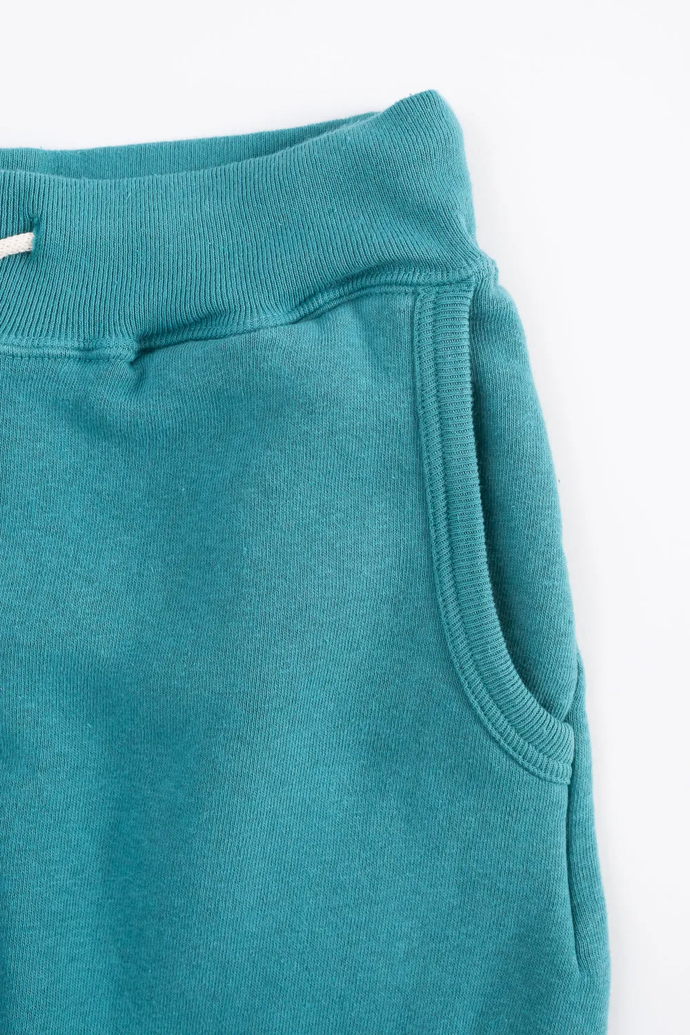 "Tsuriami" Loop Wheel Sweatpants - Turquoise