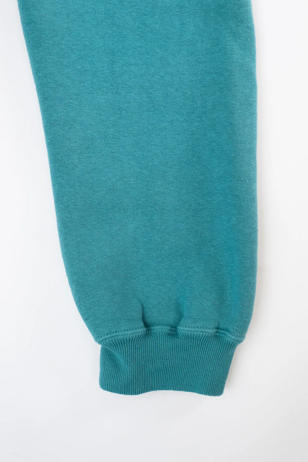 "Tsuriami" Loop Wheel Sweatpants - Turquoise