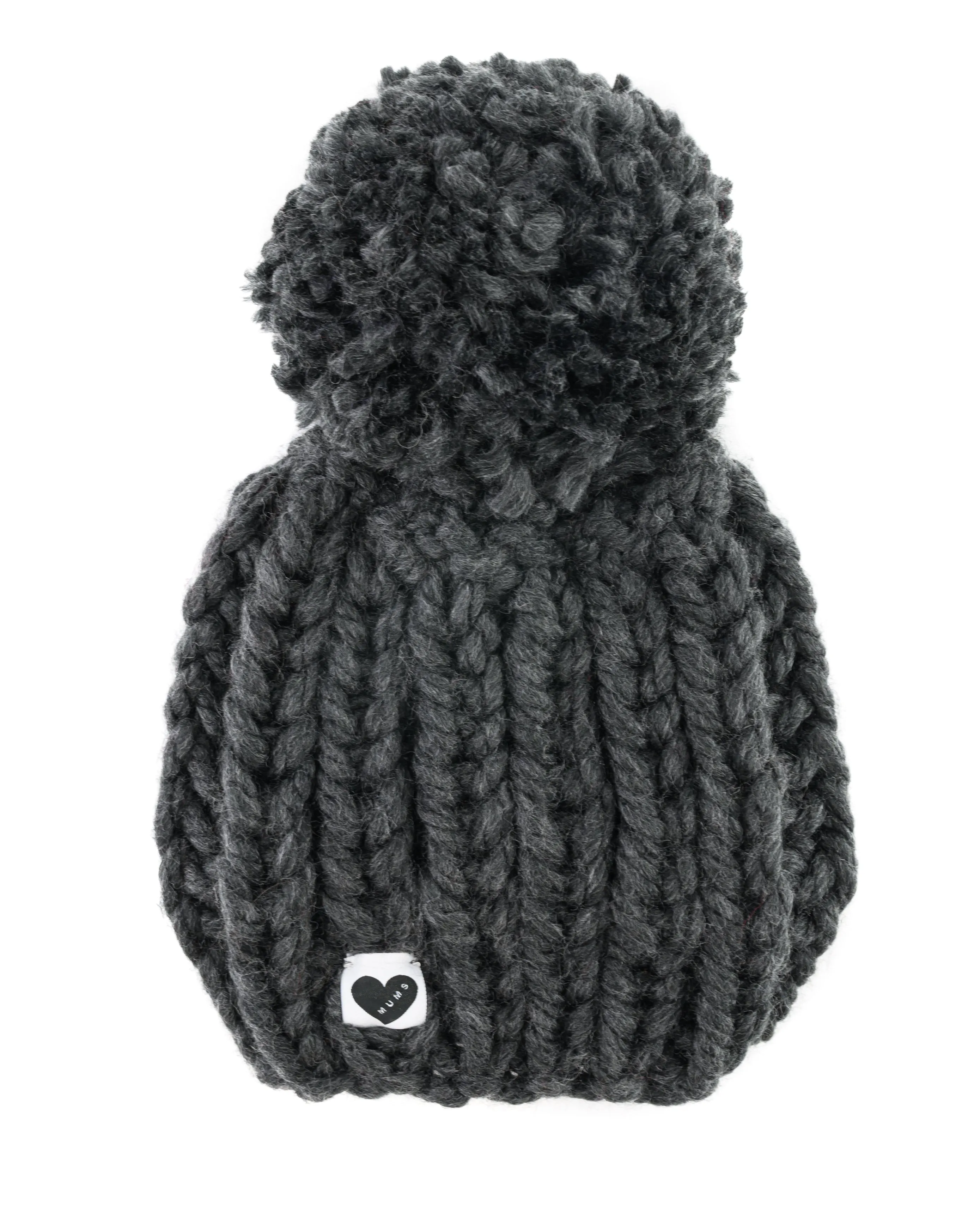 Ribbed PomPom Beanie