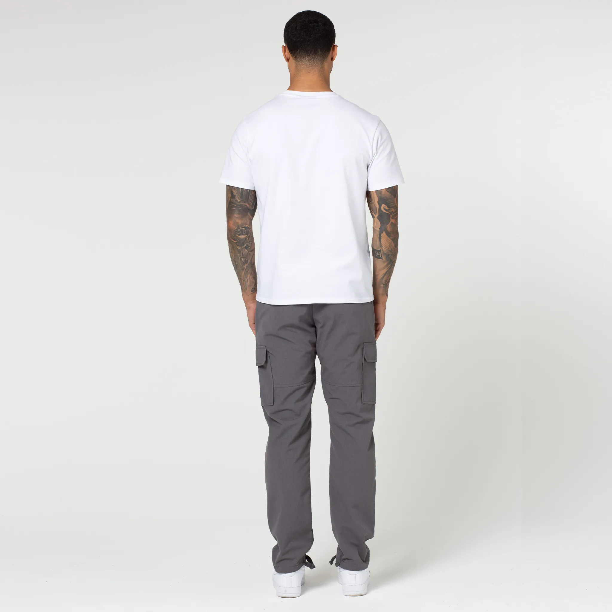 Ripstop Open Hem Cargo Pant | Charcoal