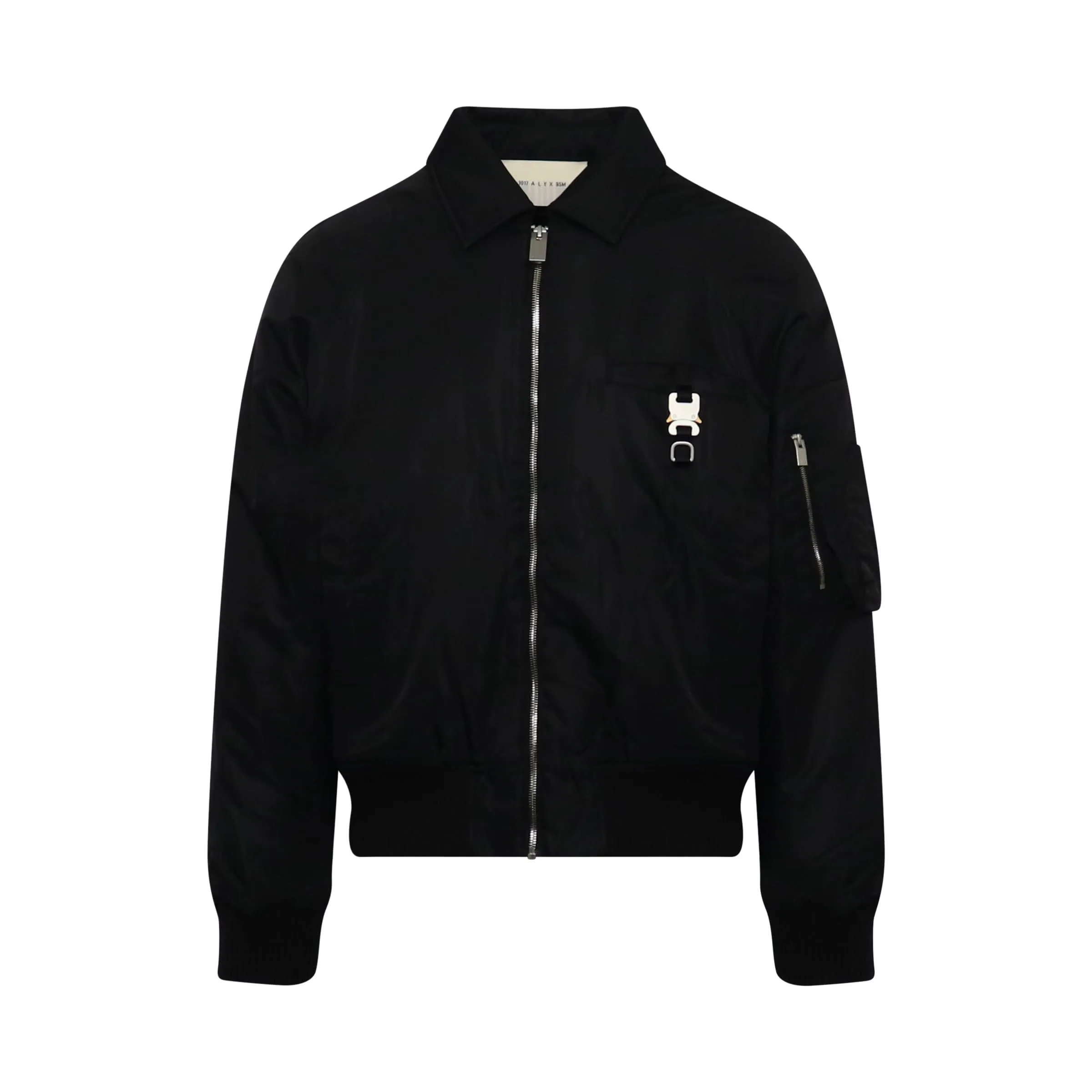 Rollercoaster Bomber Jacket in Black