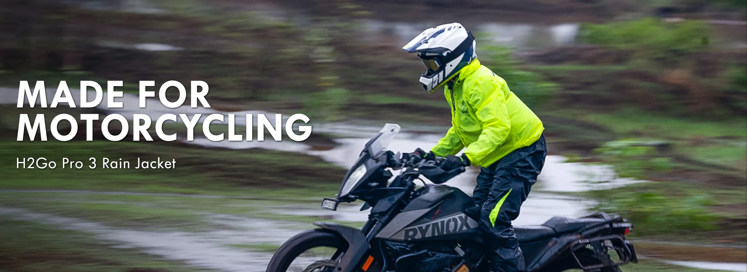 Rynox H2GO Pro 3 Rain Jacket