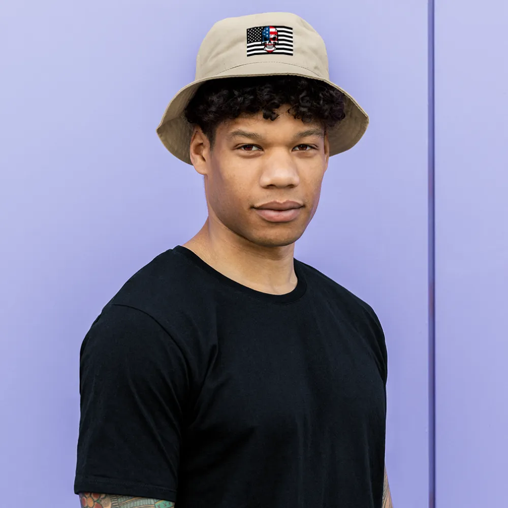 Skull Flag Bucket Hat - Ships from The US