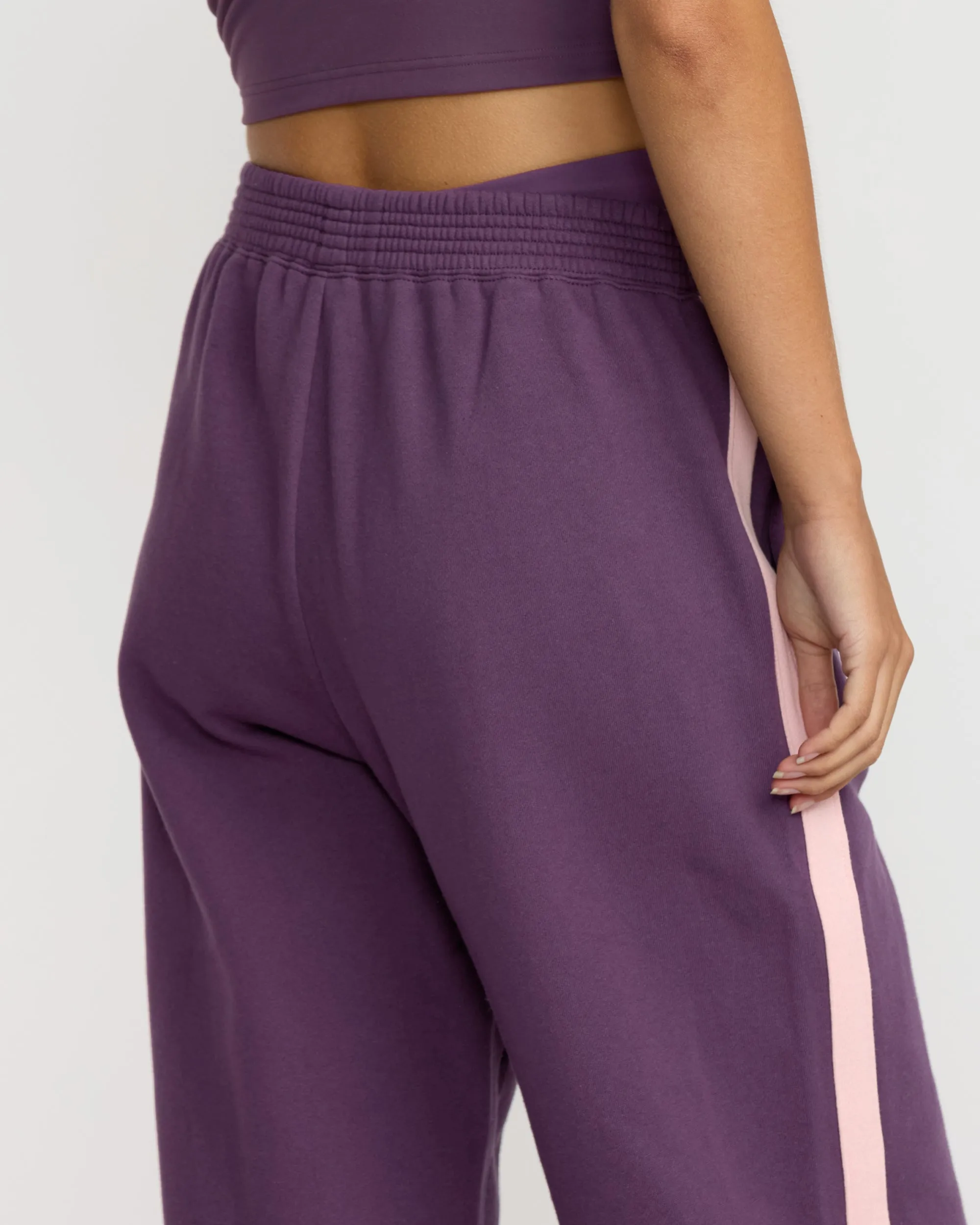 Sport Fleece Pant - Plum Ash