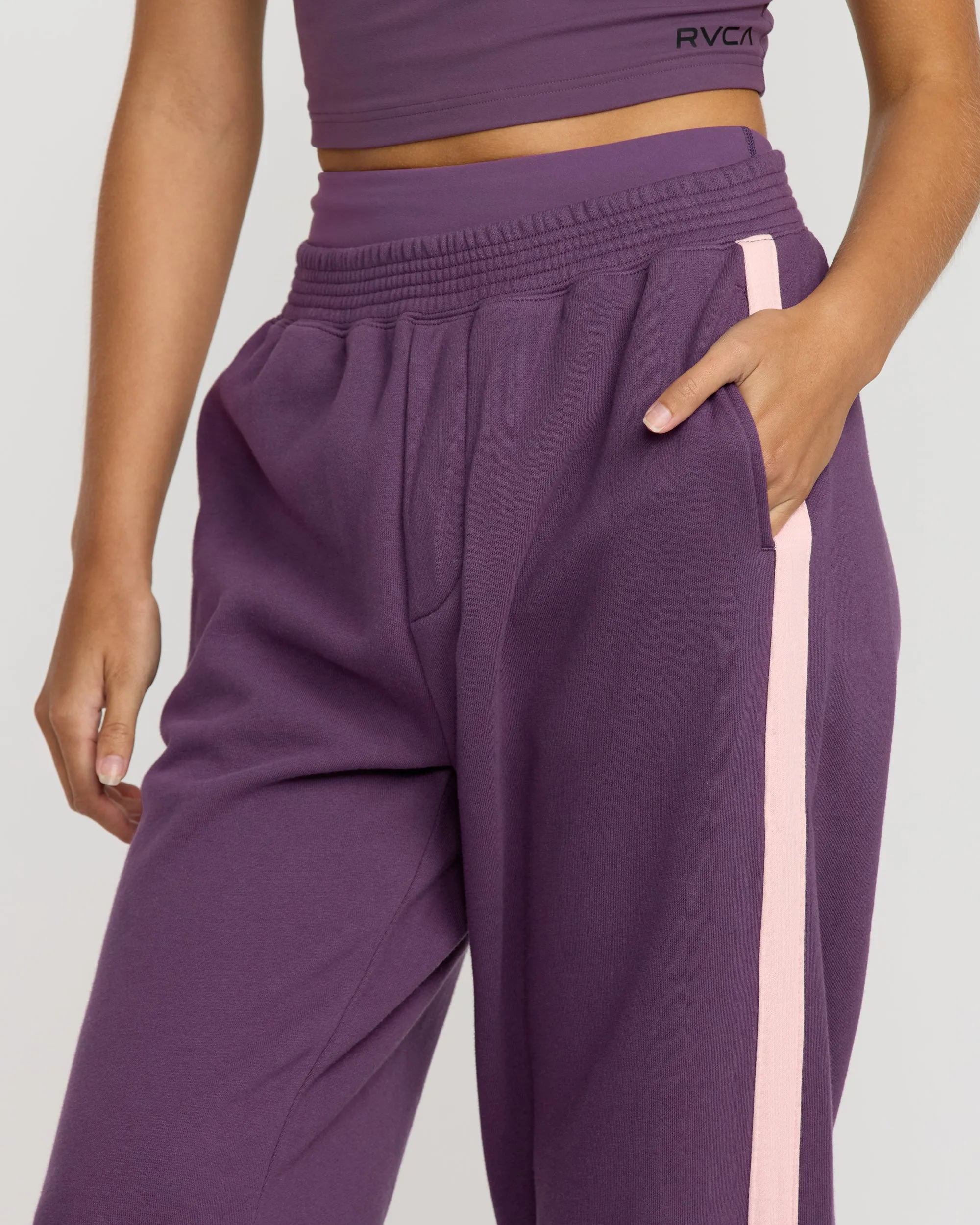 Sport Fleece Pant - Plum Ash