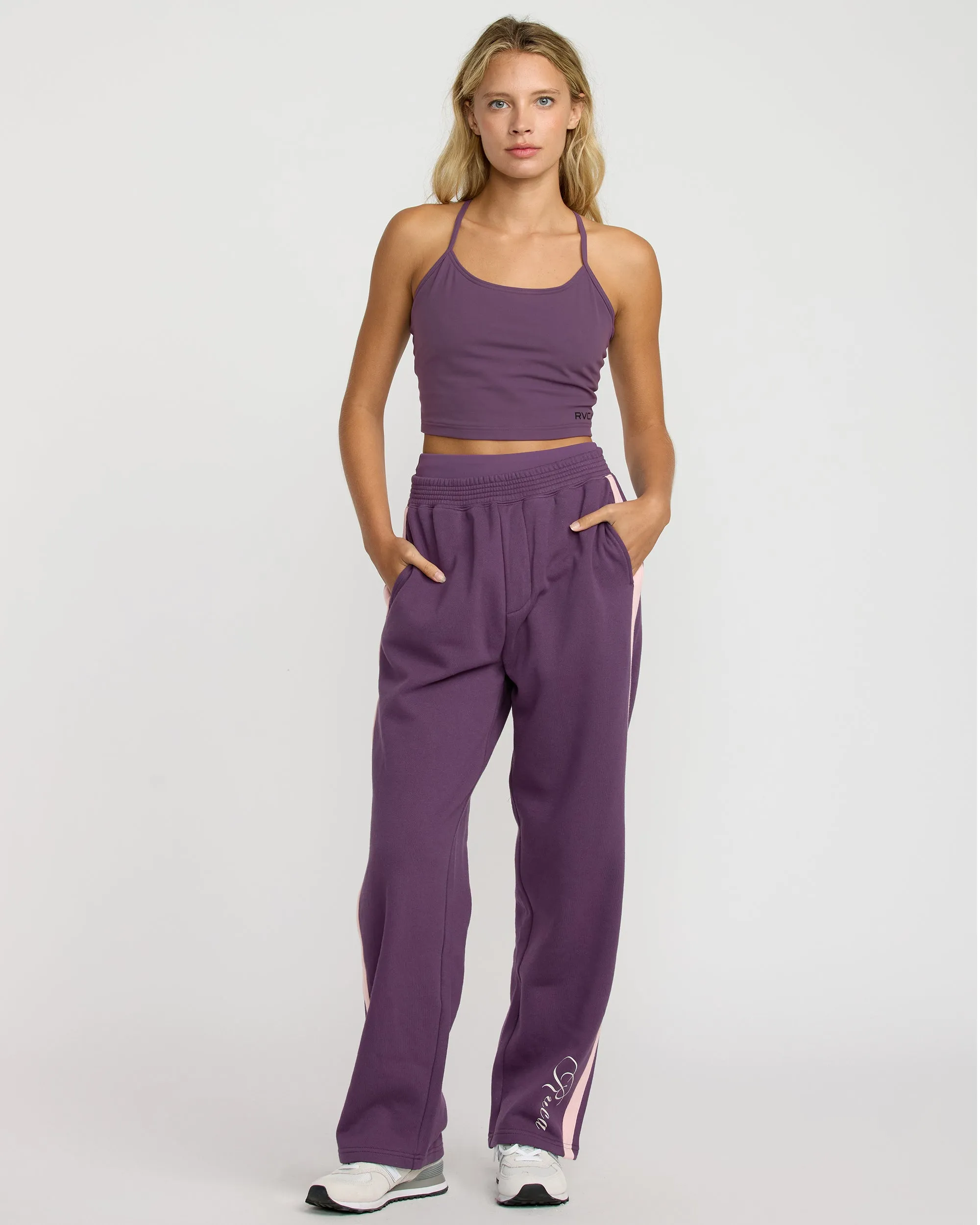 Sport Fleece Pant - Plum Ash