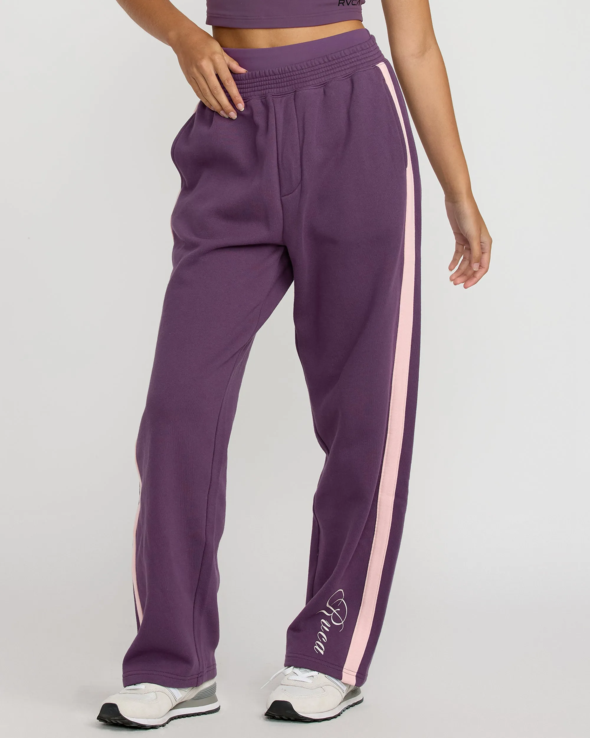 Sport Fleece Pant - Plum Ash