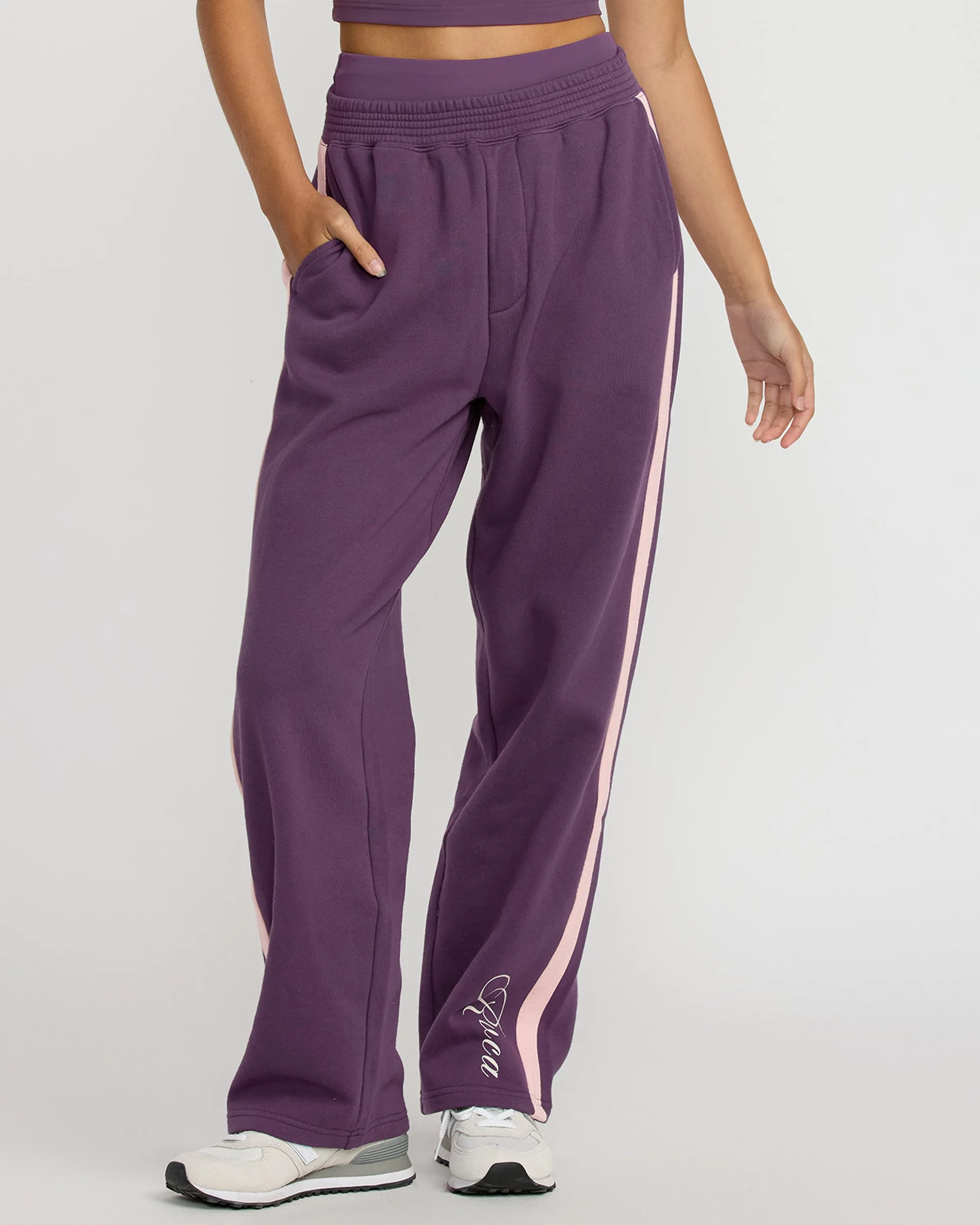 Sport Fleece Pant - Plum Ash