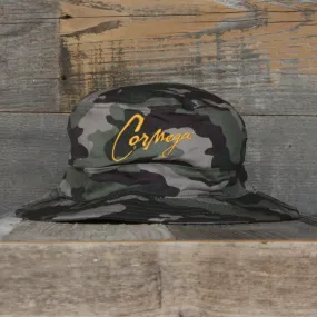 The Realness Camo Bucket Hat Signed by Cormega