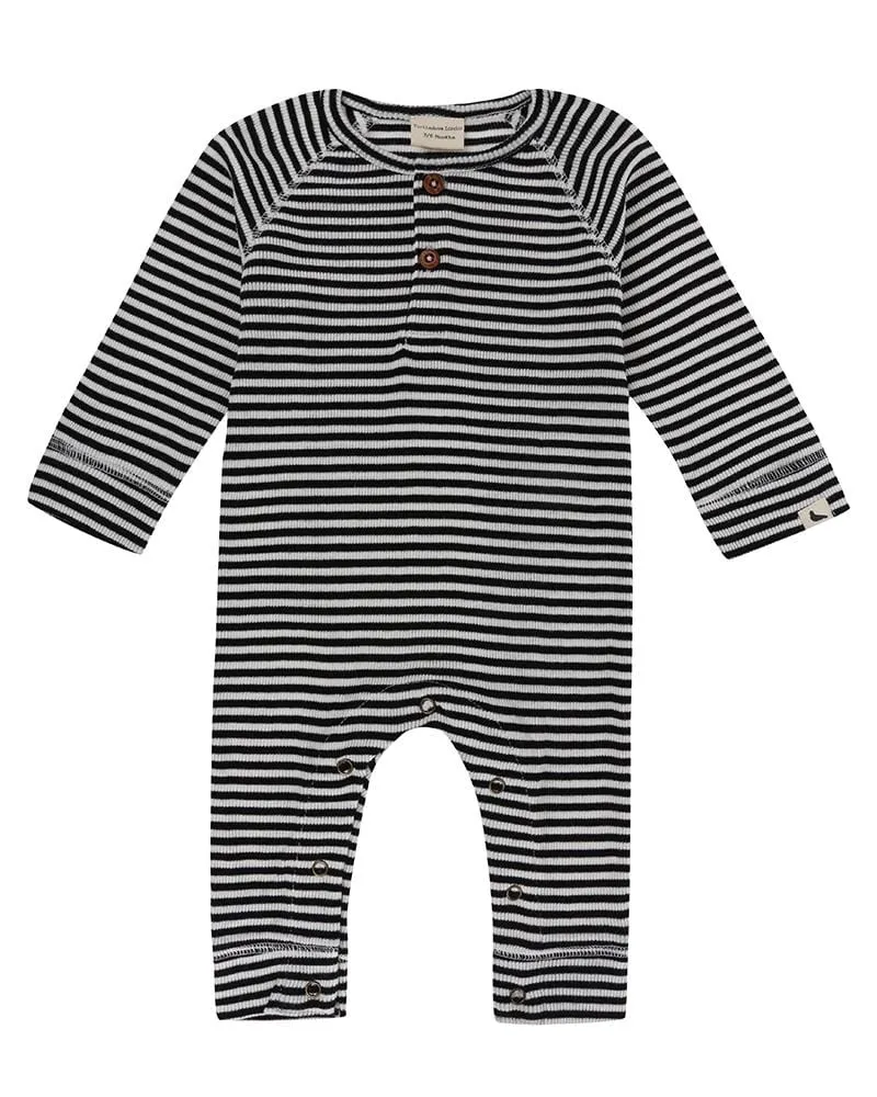 The Stripe Rib Playsuit - BABY