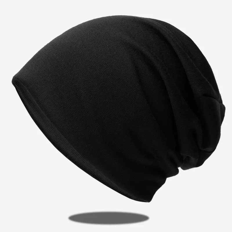 Unisex Ultra Light Slouchy Beanie-Black