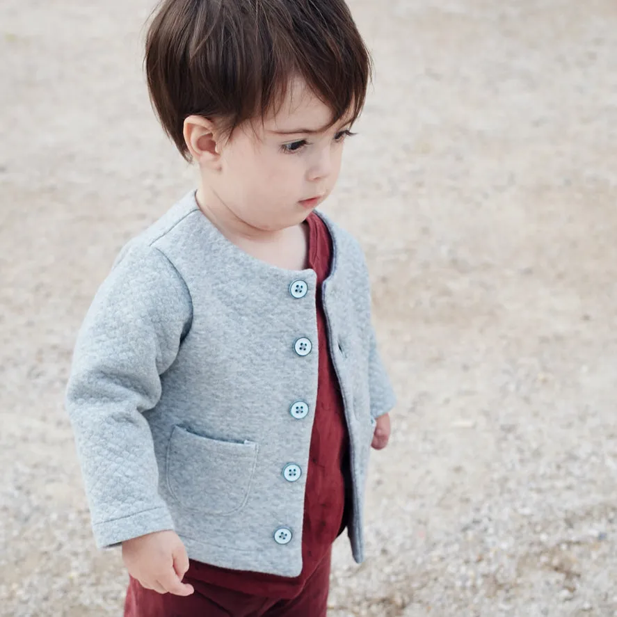 VEGA newborn fleece vest - Baby 1M/4Y- Paper Sewing Pattern