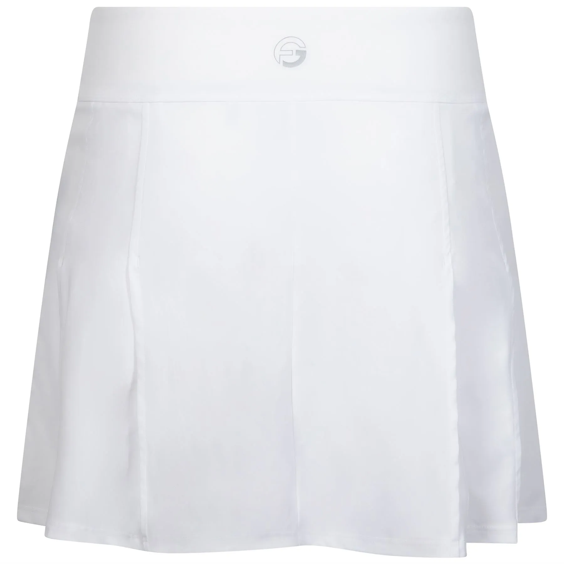 Womens Clubhouse Pleated Skirt White/Navy - SS23