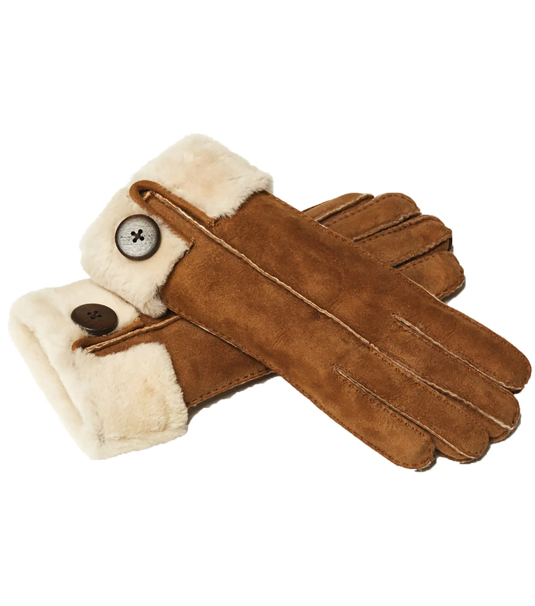 YISEVEN Womens Lambskin Shearling Leather Gloves