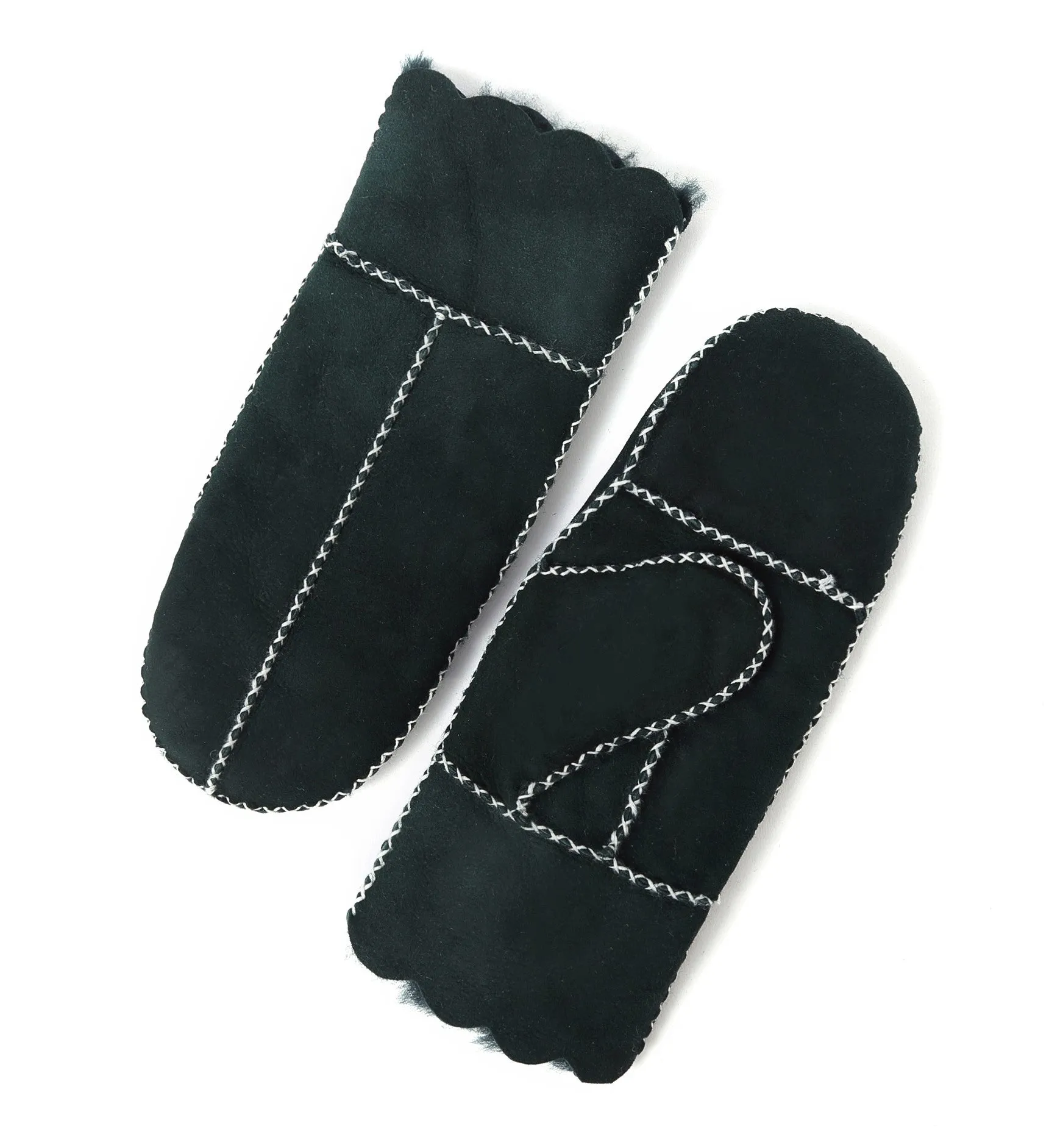 YISEVEN Women's  Lambskin Shearling Leather  Gloves(Mittens)