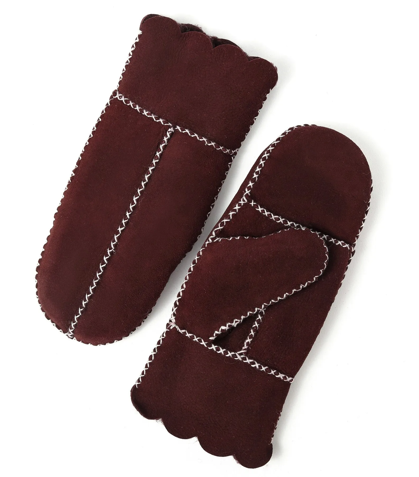 YISEVEN Women's  Lambskin Shearling Leather  Gloves(Mittens)