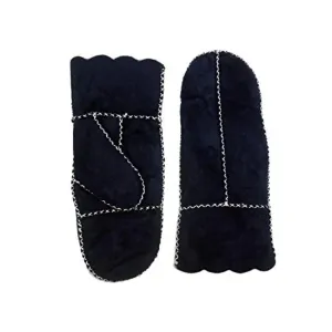 YISEVEN Women's  Lambskin Shearling Leather  Gloves(Mittens)