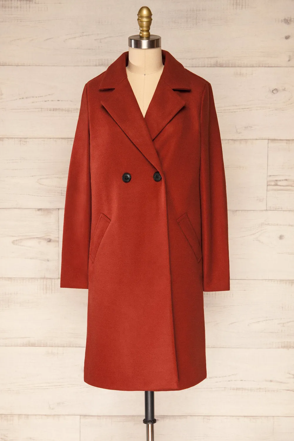 Youri Rust | Buttoned Trench Coat w/ Pockets