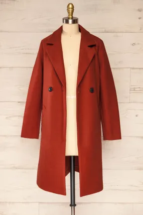 Youri Rust | Buttoned Trench Coat w/ Pockets